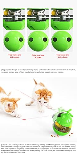 LBYLING Играчки Аксесоари за котки Интерактивни Автоматично безэлектронные Мобилни телефони В помещението (Зелен)