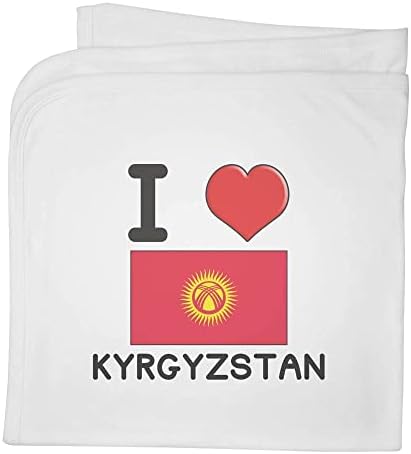 Детско Памучно одеало /Шал Azeeda I Love Киргизстан (BY00025441)