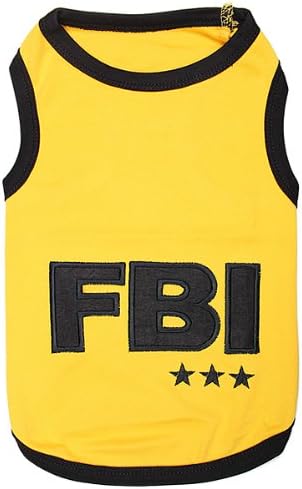 Тениска с париж кучето на ФБР, XXS