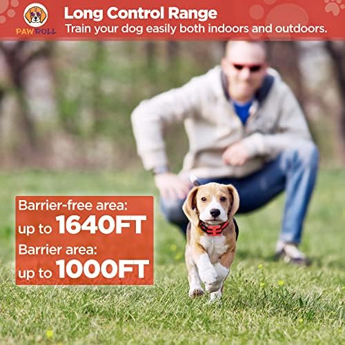 Тренировъчен нашийник за кучета с дистанционно управление - Ударни нашийник за малки, средни и големи кучета - Акумулаторна батерия електрически