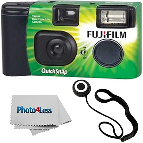 Fujifilm QuickSnap Flash 400 Еднократна 35-мм фотоапарат - Ремък за ръка