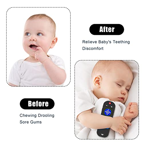 Силиконовата детска играчка За никнене на млечни зъби, детски Прорезыватель в форма на Дистанционно Управление със Сладък веригата-клипс