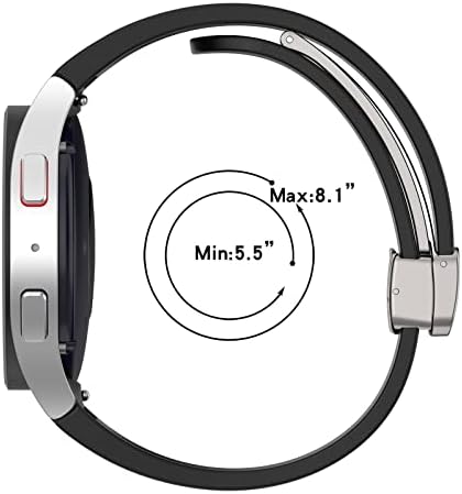 ALMNVO за Samsung Galaxy Watch 5 ремъците 44 мм 40 мм watch 4 40 мм 44 мм За жени и мъже, Каишка с магнитна закопчалка, Разменени