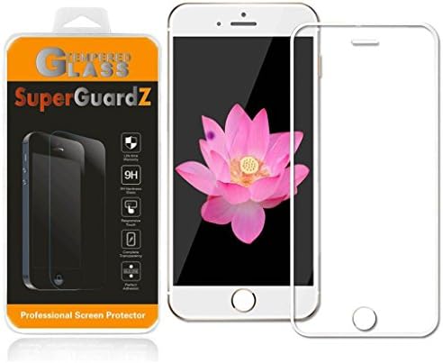 [Комплект от 2 теми] за iPhone 6S 4,7 / iPhone 6 4,7 - Защитно фолио, изработени от закалено стъкло SuperGuardZ® с пълно покритие