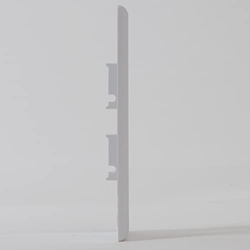 Класическа предна панел ICC с 2 порта в стил EZ®/HD, в една група, Бяла, Единична