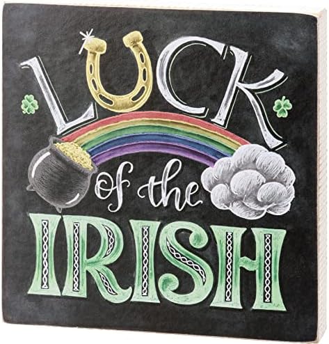 Примитиви От Кати 112092 Знак за Късмет на ирландския квартал, Кв. 6 инча