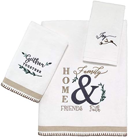 Спално бельо Avanti - комплект кърпи от 3 теми, Меки и Абсорбиращи Памучни кърпи (Колекция Modern Farmhouse)