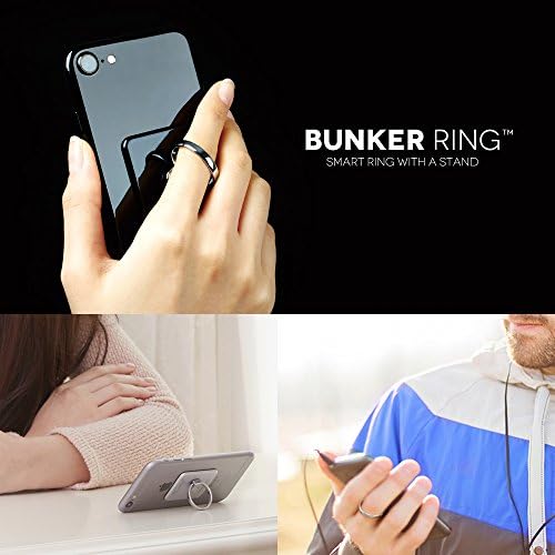 Бункерное пръстен Essentials Бункерное пръстен задържа iPhone, iPad, iPod, Galaxy, Xperia smartphone, tablet PC е един пръст,