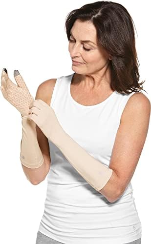 Coolibar UPF 50+ Унисекс Ръкавици Бона UV Средна Дължина за защита От Слънцето