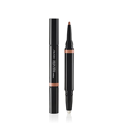 Shiseido LipLiner InkDuo (Prime + Line), бежов 02 - Насочва и засилва устни за дълго 8-часово носене - Намалява видимостта на фините
