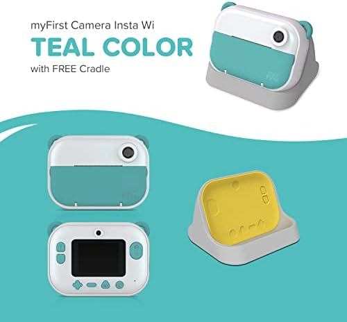 myFirst Camera Insta Wi: Термични, помещение миг печат за деца (на възраст от 5 до 15 години) с двоен обектив, wi-приложение,