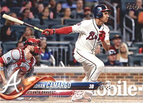 2018 Topps Series 2 525 Бейзболна картичка johan street Camargo Атланта Брейвз - GOTBASEBALLCARDS