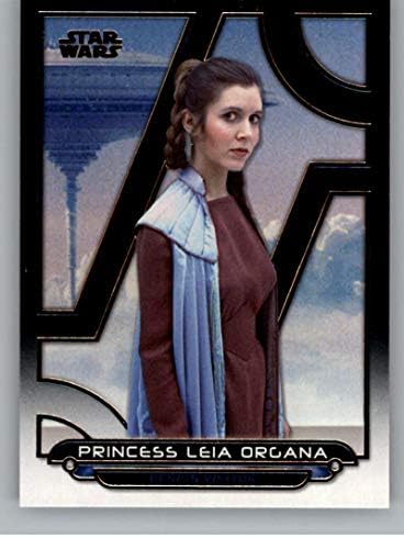 2018 Начело Star Wars Galactic Files ESB-19 Официалната Неспортивная търговска картичка принцеса Лея Органа в NM или по-добро