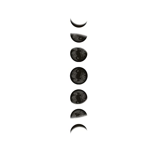 SanerLian Черна Геометрична Татуировка във формата на Дърво, Стикер Стрелка фаза на Луната, Временна Фалшива Татуировка, Водоустойчив