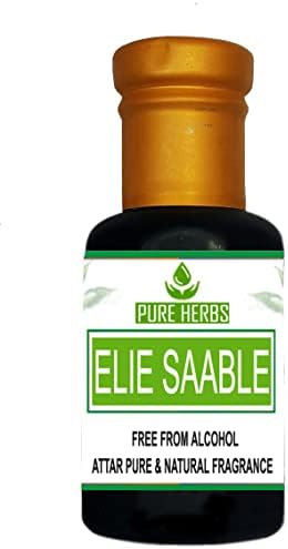 Аромат на билки Elie SAABLE Attar без съдържание на алкохол за мъже, подходящ за специални случаи, партита и ежедневна употреба 10 мл