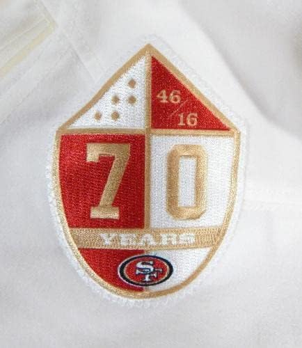 Сан Франциско 49ерс Дарън Лейк 62 Играта е Пусната Бяла Риза 70 Кръпка 46 94 - Използваните тениски Без подпис За игри NFL