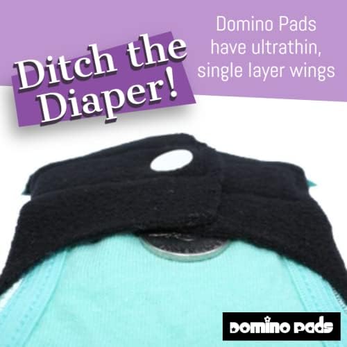 Подложки за Многократна употреба Domino Тъканни Уплътнения Разнообразие от опаковки | Екологично Чисти Бамбукови Миещи Менструални