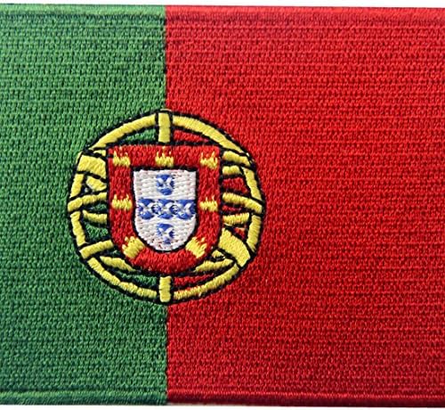 Флаг На Португалия Бродирана Емблема На Португалското Желязо На Зашит На Националната Нашивке