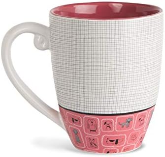 Кафеена чаша за майките кучета Палата Company Gift, чаша за чай, 20 грама, розова