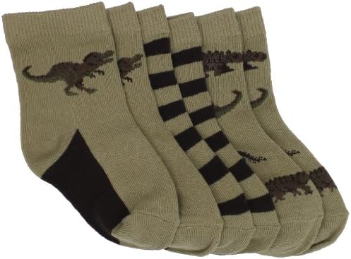Селски детски чорапи с динозавром за малки момчета от 3 чифта