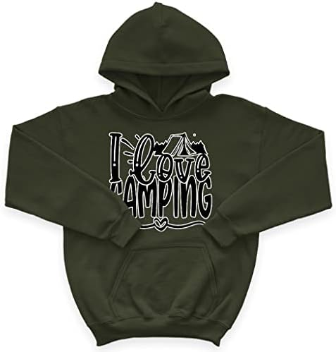 Hoody I Love Camping Kids ' Sponge Fleece Hoodie - Графична Детска hoody - Уникална hoody за деца