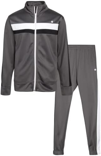 Комплект спортен костюм за активни момчета RBX - Трикотажная спортно яке с цип от 2 теми, hoody и панталони за джогинг (8-12