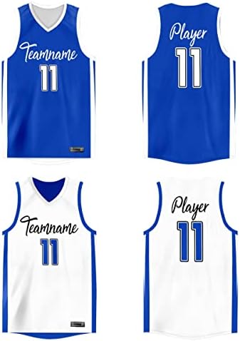 Потребителски Мъжки Тениски за момчета Reversibe Баскетбол Jersey 90-те години в стил Хип-Хоп, Спортни Ризи С Персонализирани