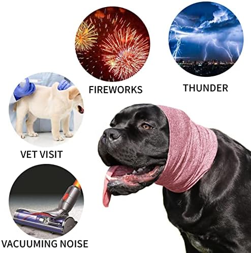 balancepaw/ 3 Предмет, Ушни Съединители за кучета със Защита От шум, Ушни Калъфи за кучета за облекчаване на тревожност, Когато се грижат