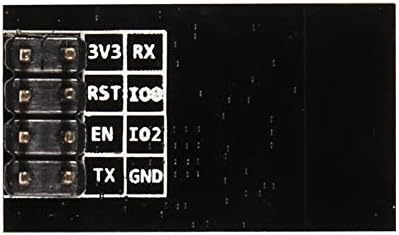 AITRIP 5ШТ ESP8266 ESP-01S WiFi Модул Последователно радиоприемник с 1 MB флаш DIP-8 3-6 за Arduino (ESP-01S)
