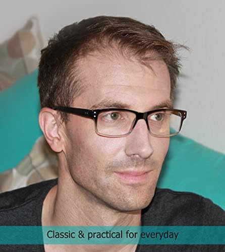 LUR 6 опаковки класически очила за четене + 3 опаковки на метални очила за четене (само за 9 двойки ридеров + 2,00)