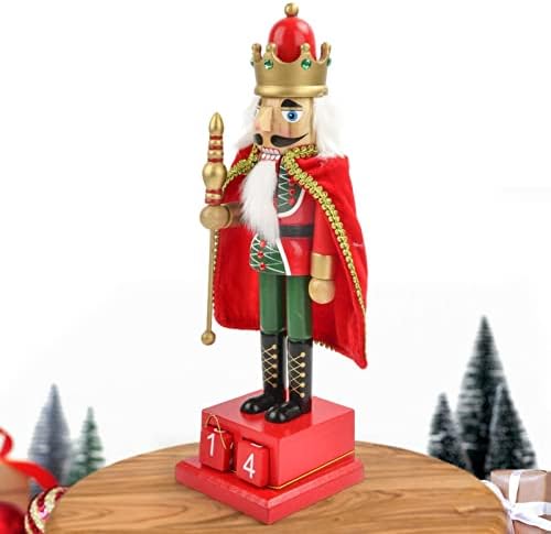 Коледен Дъждобран с Декорация във формата на Щелкунчика | Дървени Фигури на Войници-Щелкунчика Ръчно изработени|Декорация за Коледната