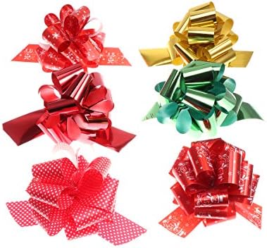BESPORTBLE Подарък 36 Панделки за опаковане направи си САМ Коледни Панделки Ръчно Лента Лък За Стайлинг за Опаковане на Подаръци