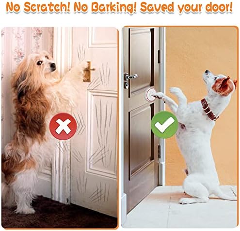 Вратите разговори за кучета ChunHee-звънец за приучения кучета, за да гърненце-Безжични бутони за общуване с кучета на улицата