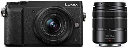 Цифров фотоапарат Panasonic LUMIX GX85 4K, комплект обективи 12-32 мм и 45-150 мм, комплект беззеркальных фотоапарат 16 Мегапиксела, 5-axial