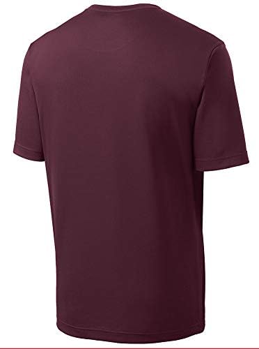 Мъжки t-shirt DRIEQUIP С Влагоотводящей вкара текстура, Размери XS-4XL