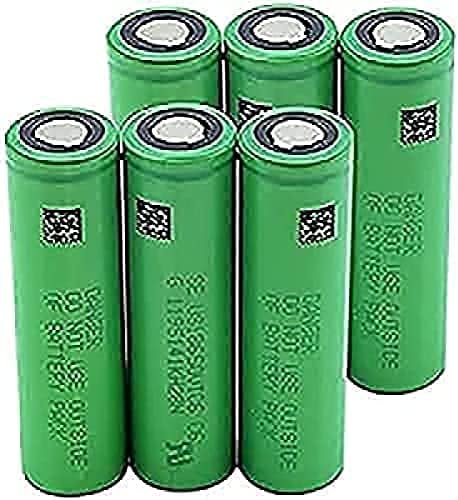 Литиеви батерии ACSONS aa Голям Капацитет 3,7 В 18650Vtc6 3000 mah Акумулаторна Литиево-йонна Батерия Зелен цвят за Фенерче 6 бр.