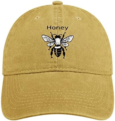 Бейзболна шапка Honey Bee За Мъже и Жени, Шапка шофьор на камион, Регулируем Шапка За папата С Защита от Uv