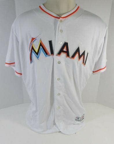 Маями Марлинс Рамос 17 Излиза в играта Бяла риза DP13622 - Използваните в играта тениски MLB