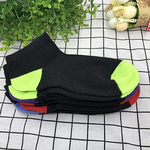 Ниска двойки Jamegio 20 деца нарязани спортни чорапи за момчета и момичета на глезена памук чорапи на пода възглавница ниско деколте