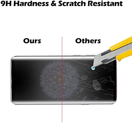 Защитно фолио LEYATC 2 pack за SAMSUNG Galaxy S9 plus от закалено стъкло [Твърдост 9H] [Без мехурчета] [Небьющаяся] [Защита от пръстови