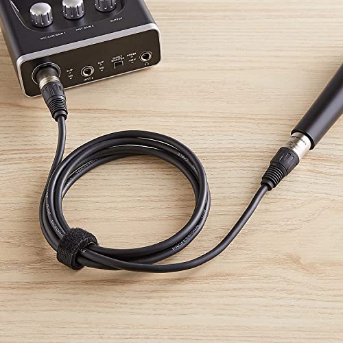 XLR 3-пинов кабел от 14 метра XLR Микрофон, кабел от мъжа към жената Тежкотоварни Балансиран XLR кабел Подходящ за предусилителей, акустични