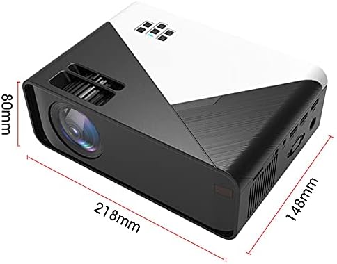 Мини проектор FZZDP 3500 Лумена С поддръжка на 720P led проектор 1080P, съвместима със система за домашно кино (Размер: