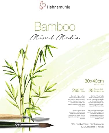Бамбук Тампон за смесени материали Hahnemuhle 12X16 Инча