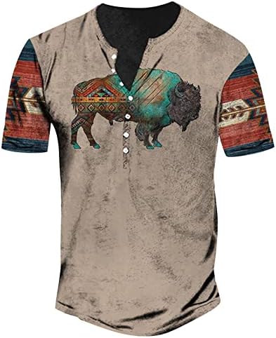 2023 Ацтекские Западните Етнически Мъжки Ризи, Тениски, Копчета Оверсайз, Приталенные Тениски С Графичен Дизайн, Летни Блузи