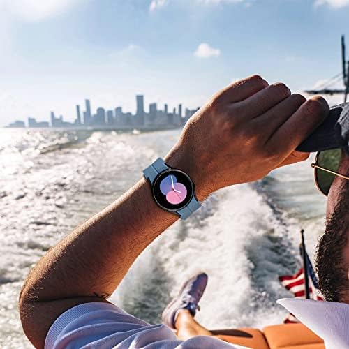 Каишка Galaxy Watch 5 Pro 45 мм, Без Разлика, Силиконови Мъжки Женски Въжета, Съвместим с Samsung Galaxy Watch 5 44 мм/40 мм