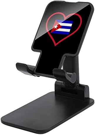 Поставка за мобилен телефон I Love Cuba с принтом Червено сърце, което е Съвместимо с планшетами iPhone Switch, Сгъваема Регулируема