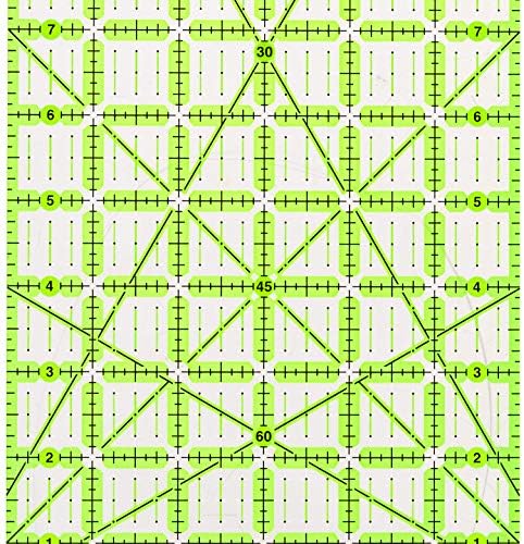 Универсална нескользящая състав за квилтера, 6 x 24, неоново зелено
