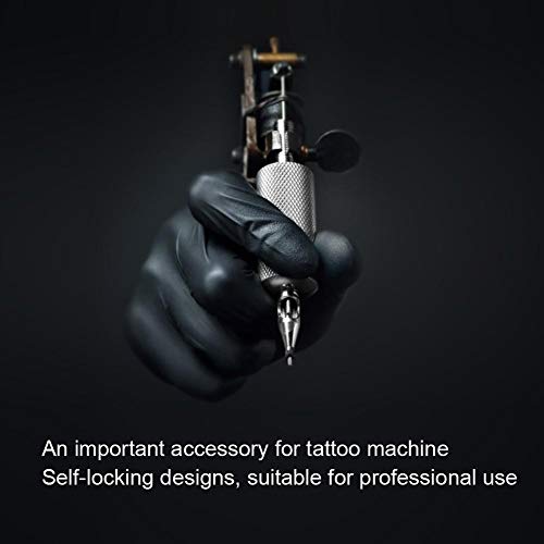 Дръжка за татуировки, Самоблокирующаяся Дръжка за Татуировки от Неръждаема Стомана 25 мм, за да проверите за начинаещи и професионалисти,