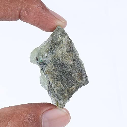 Проби минерал GEMHUB от Естествени Грубо зелен пренита, Пренит за заздравяване на 196 карата