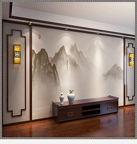 GTZXHNM Големи Фрески за стените - Пейзаж в китайски стил, 4D Монтиране на Украса, Природа, Планински Пейзаж, Голям Стенопис